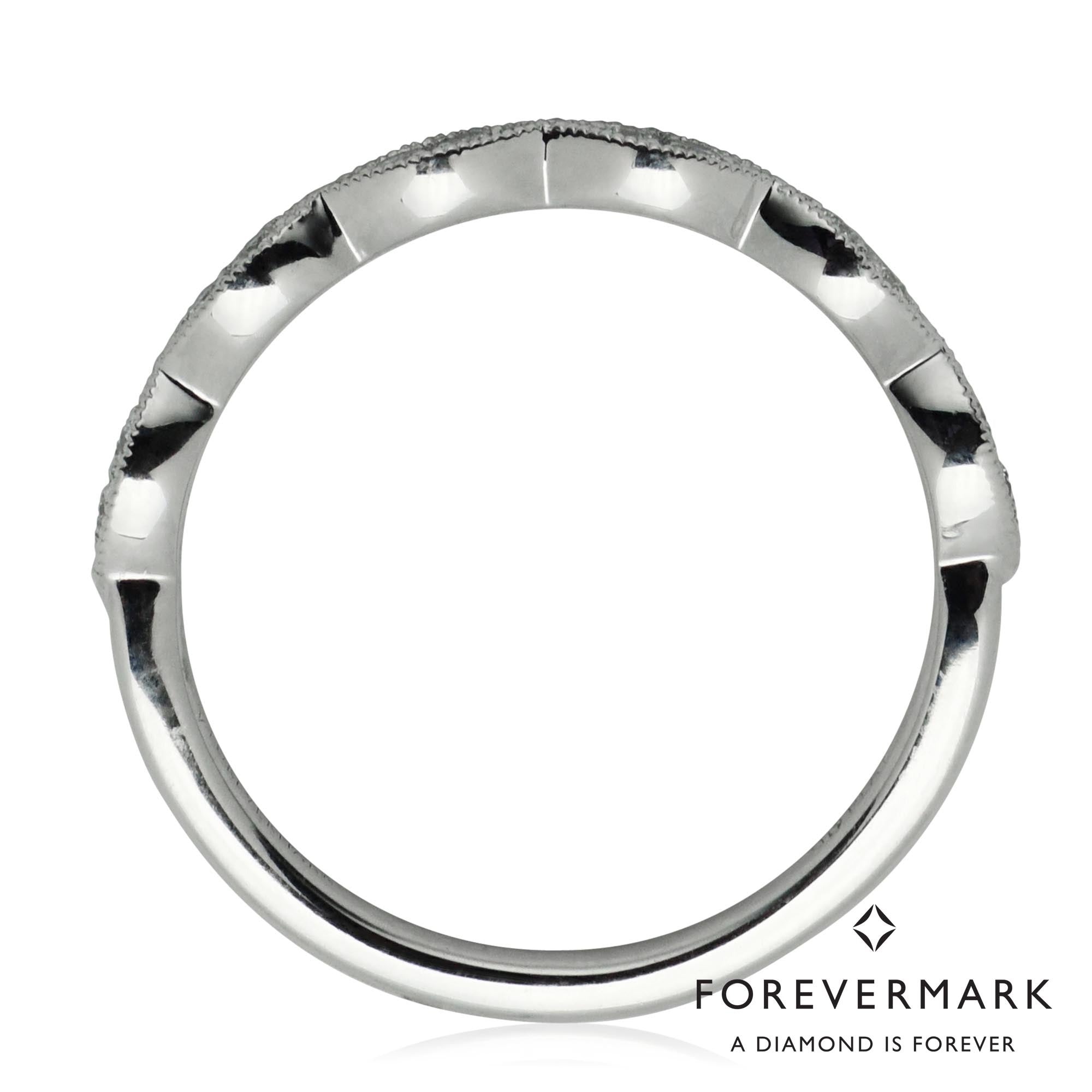 De Beers Forevermark Petite Diamond Wedding Band in Platinum (1/7ct tw)