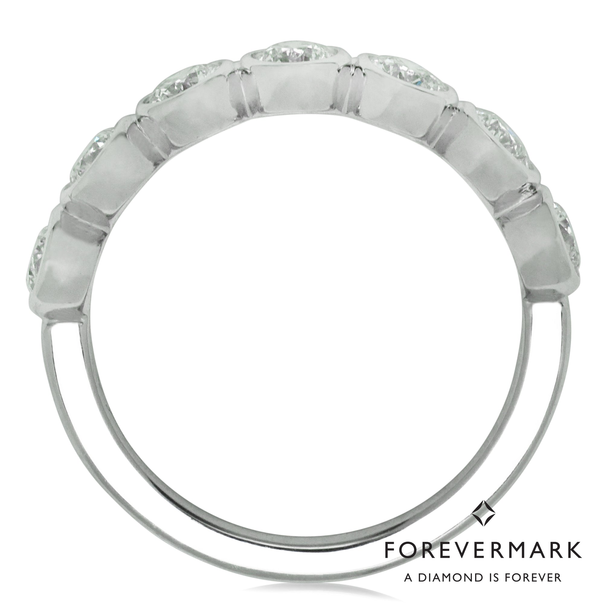 Forevermark Tribute Collection Diamond Stackable Ring in 18kt White Gold (7/8ct tw)