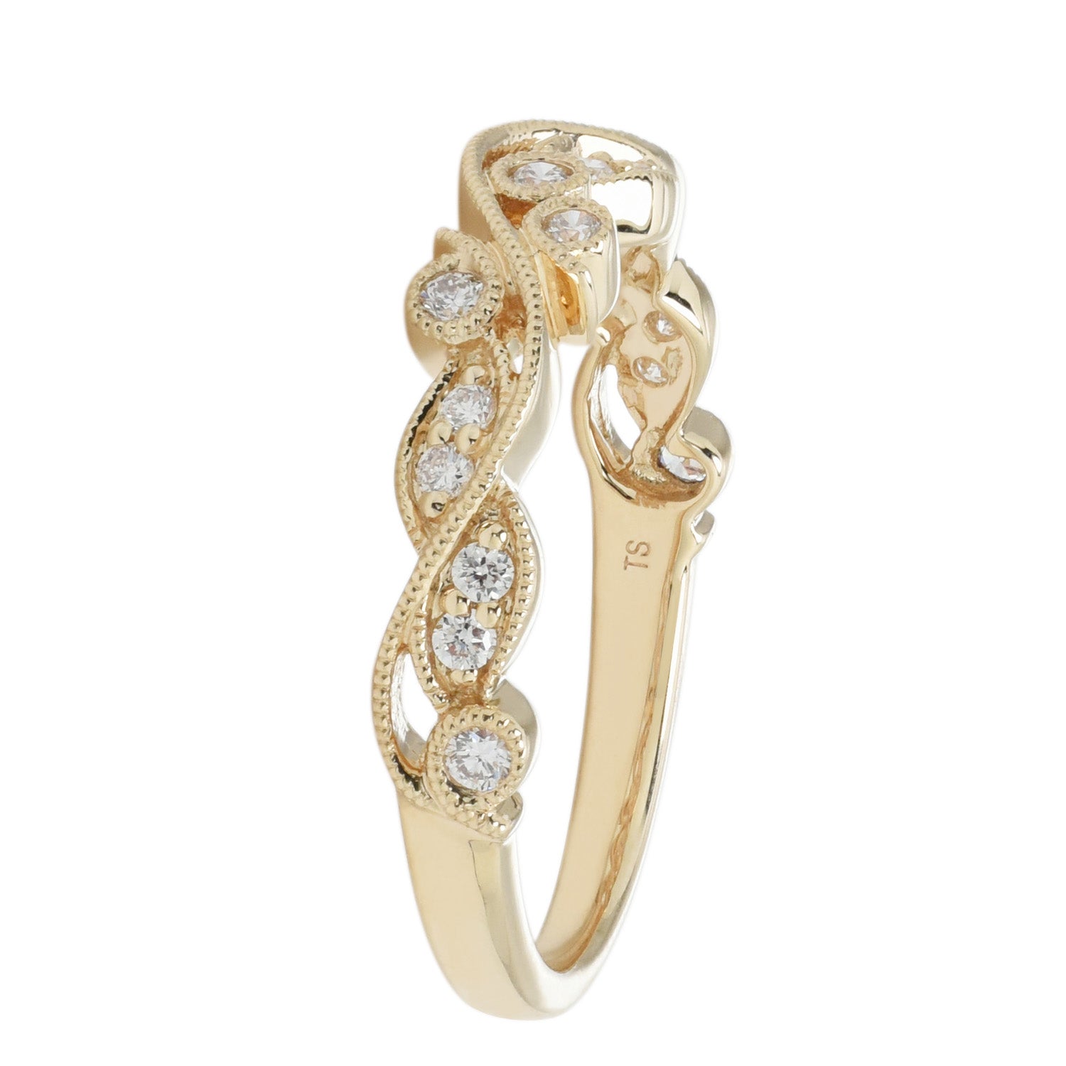 Diamond Wedding Band in 14kt Yellow Gold (1/5ct tw)