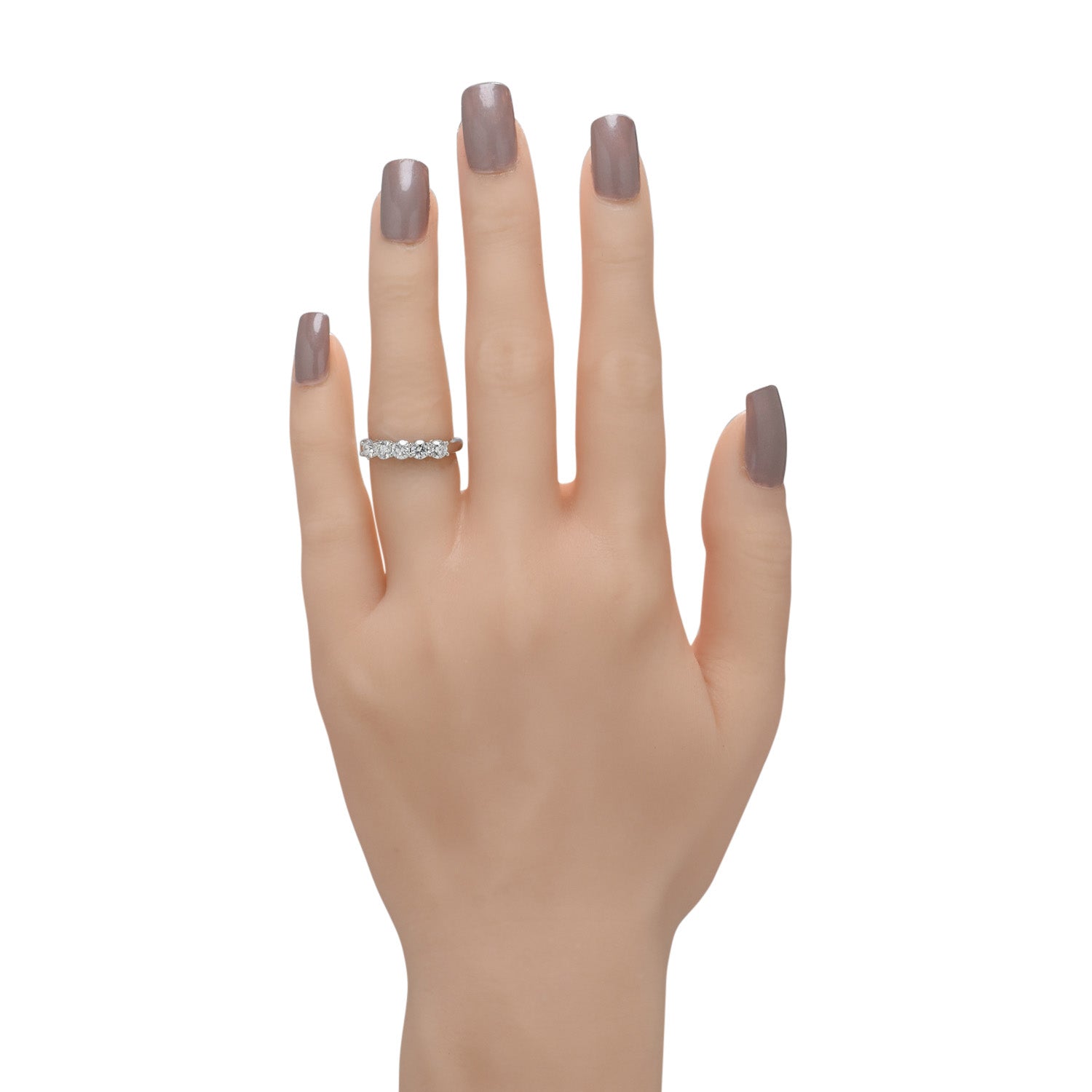 Diamond Wedding Band in 14kt White Gold (1ct tw)