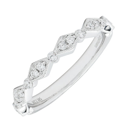Diamond Wedding Band in 14kt White Gold (1/5ct tw)