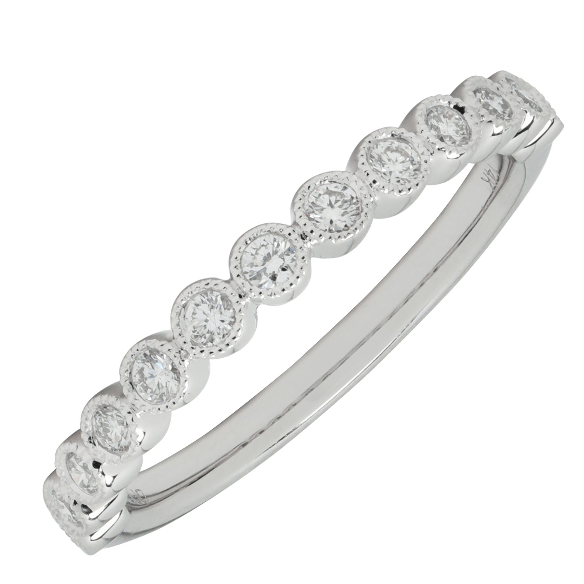 Diamond Wedding Band in 14kt White Gold (1/4ct tw)