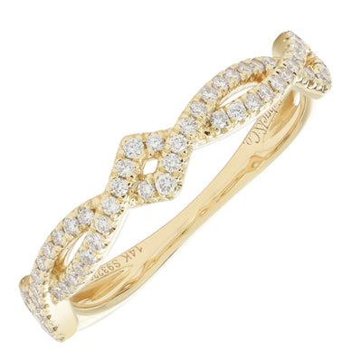 Gabriel Diamond Stackable Band in 14kt Yellow Gold (1/5ct tw)