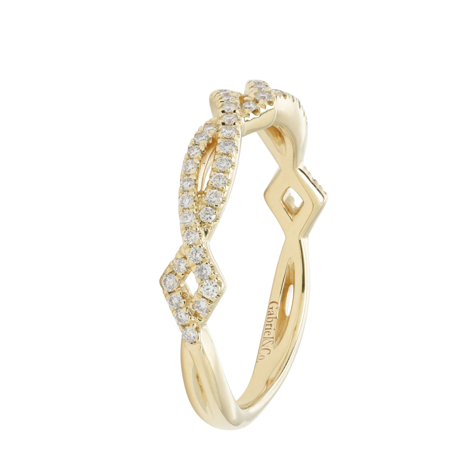 Gabriel Diamond Stackable Band in 14kt Yellow Gold (1/5ct tw)