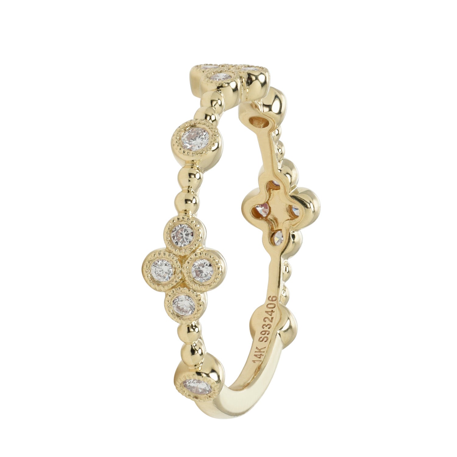 Gabriel Diamond Stackable Band in 14kt Yellow Gold (1/4ct tw)