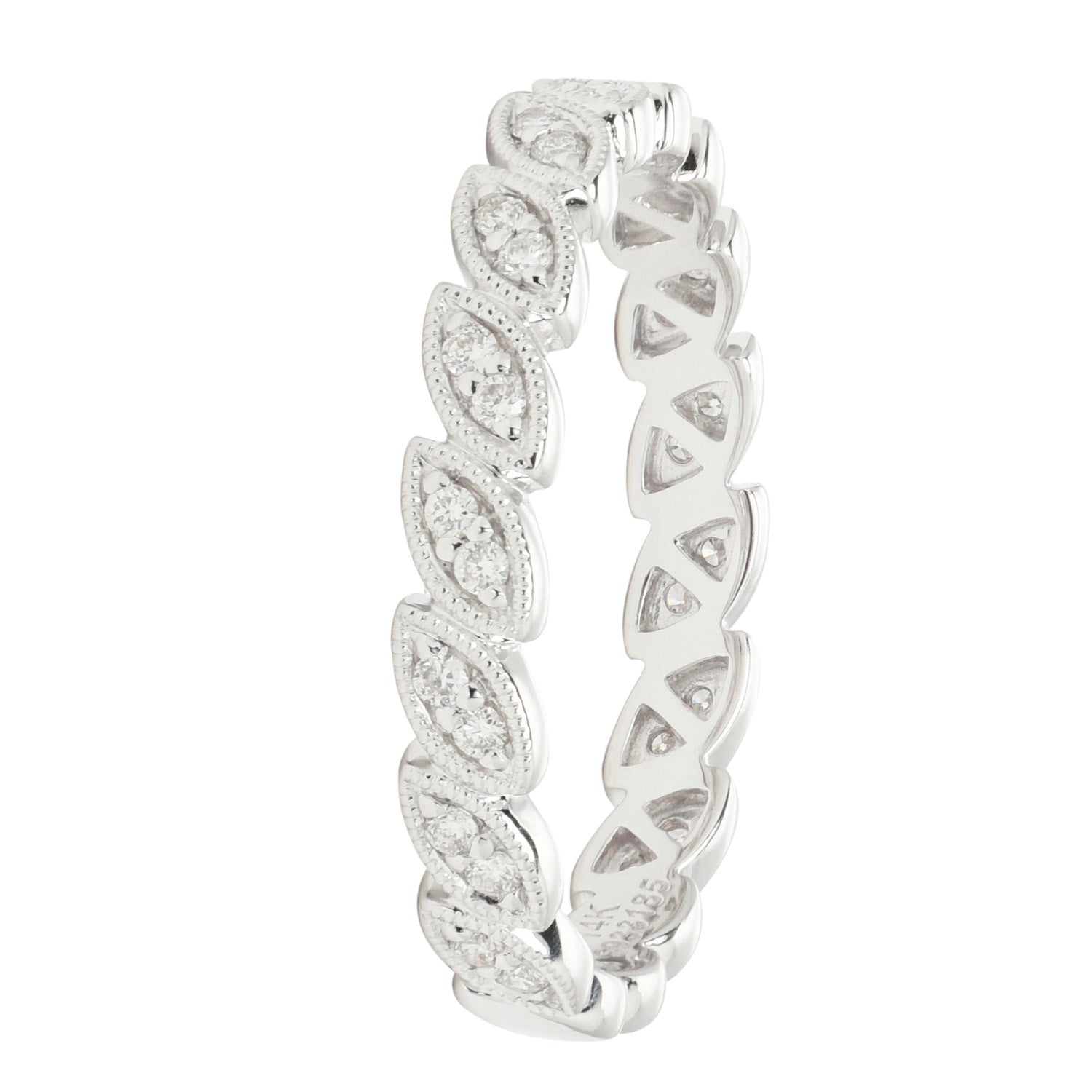 Gabriel Diamond Stackable Band in 14kt White Gold (1/5ct tw)