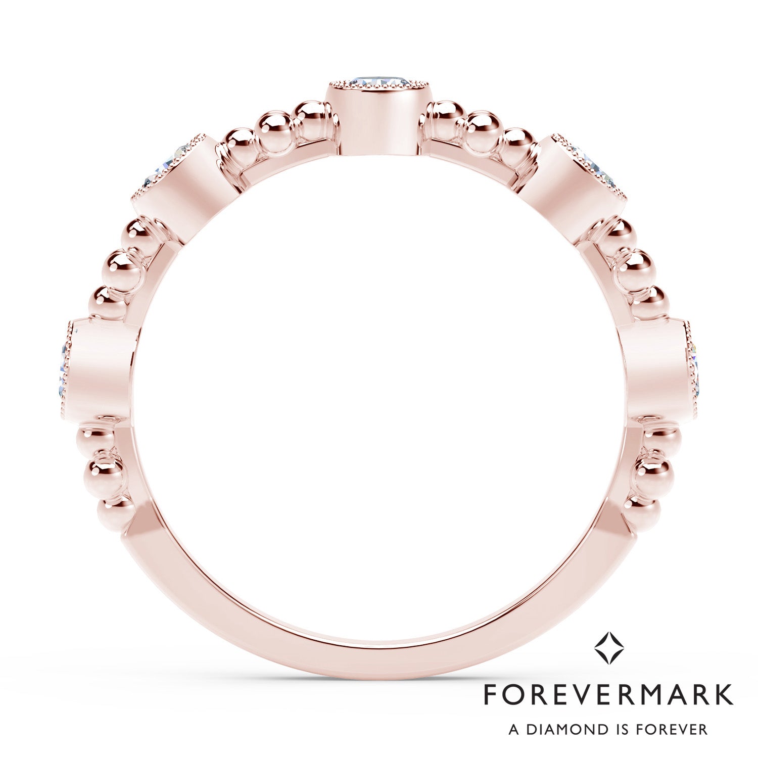 Forevermark Tribute Collection Diamond Stackable Band in 18kt Rose Gold (5/8ct tw)