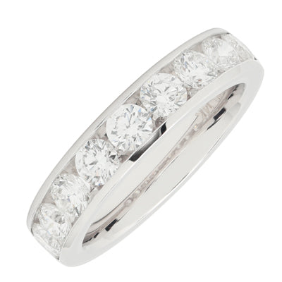 Diamond Channel Band in 14kt White Gold (1 1/2ct tw)