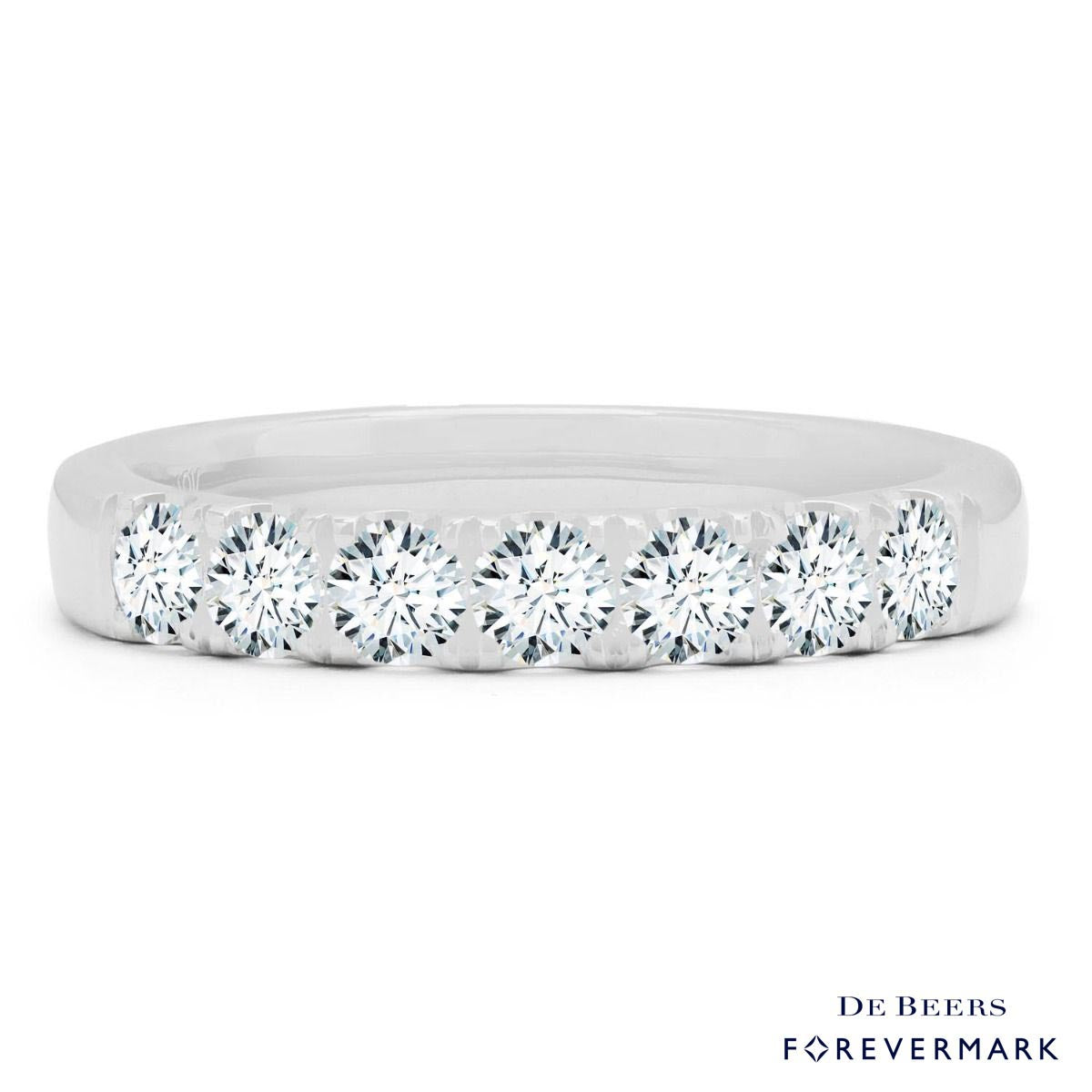 Forevermark Diamond Wedding Band in 18kt White Gold (3/4ct tw)