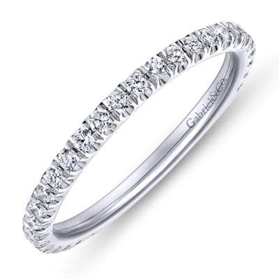 Gabriel Diamond Stackable Band in 14kt White Gold (3/8ct tw)