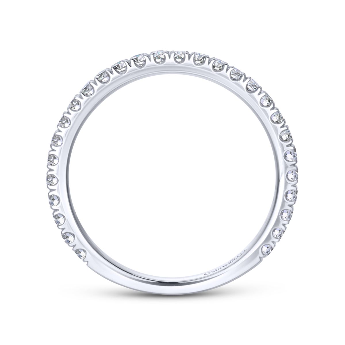 Gabriel Diamond Stackable Band in 14kt White Gold (3/8ct tw)