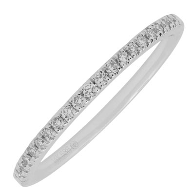 Diamond Wedding Band in 14kt White Gold (1/7ct tw)