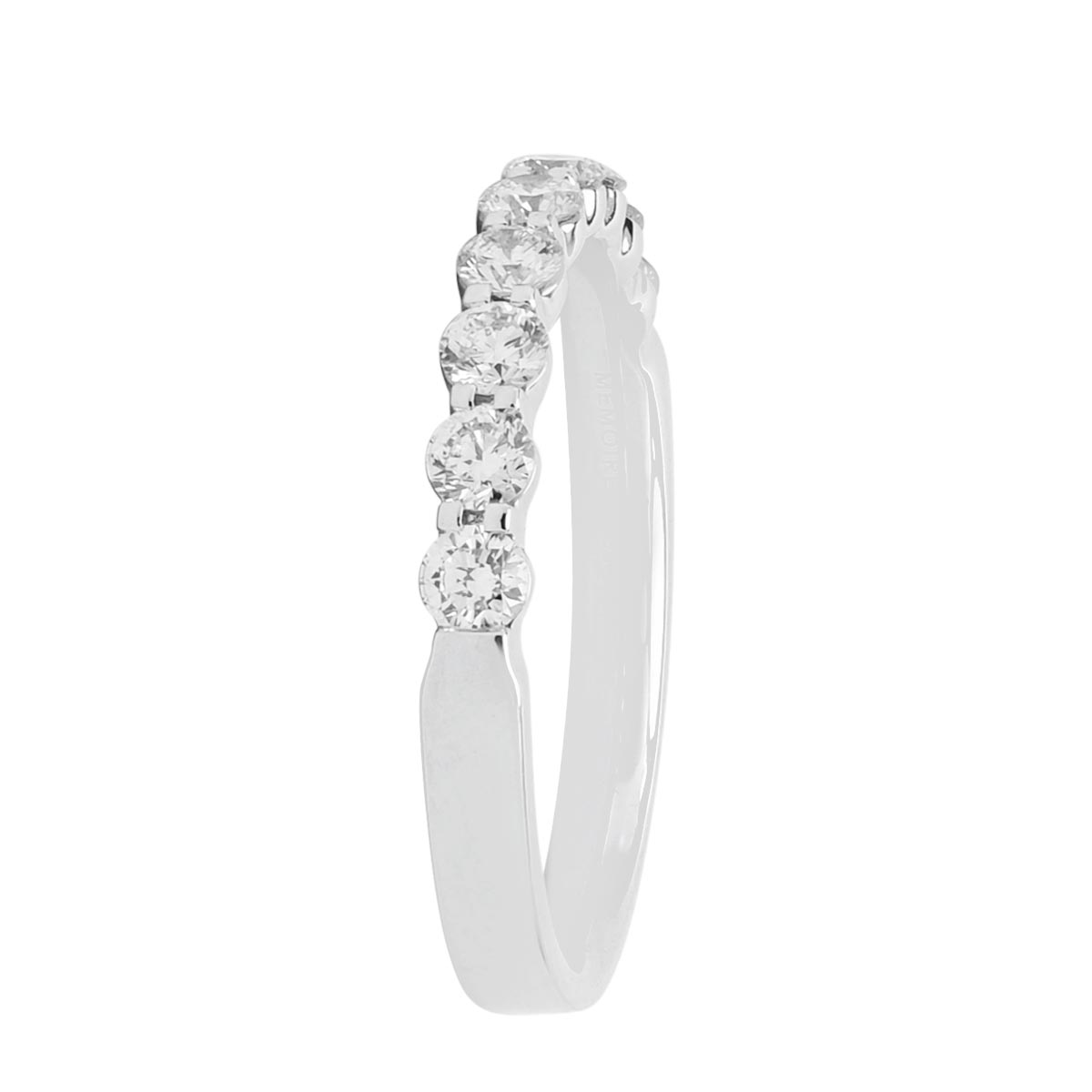 Memoire Petite Prong Diamond Wedding Band in Platinum (1/2ct tw)