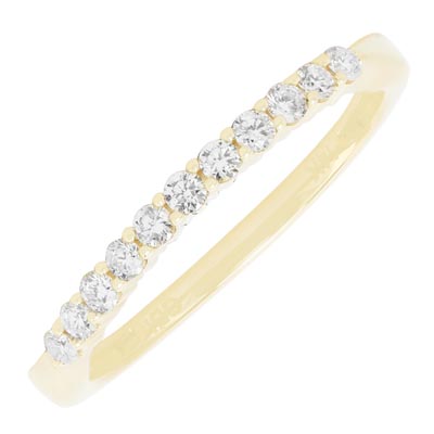 Diamond Wedding Band in 14kt Yellow Gold (1/4ct tw)