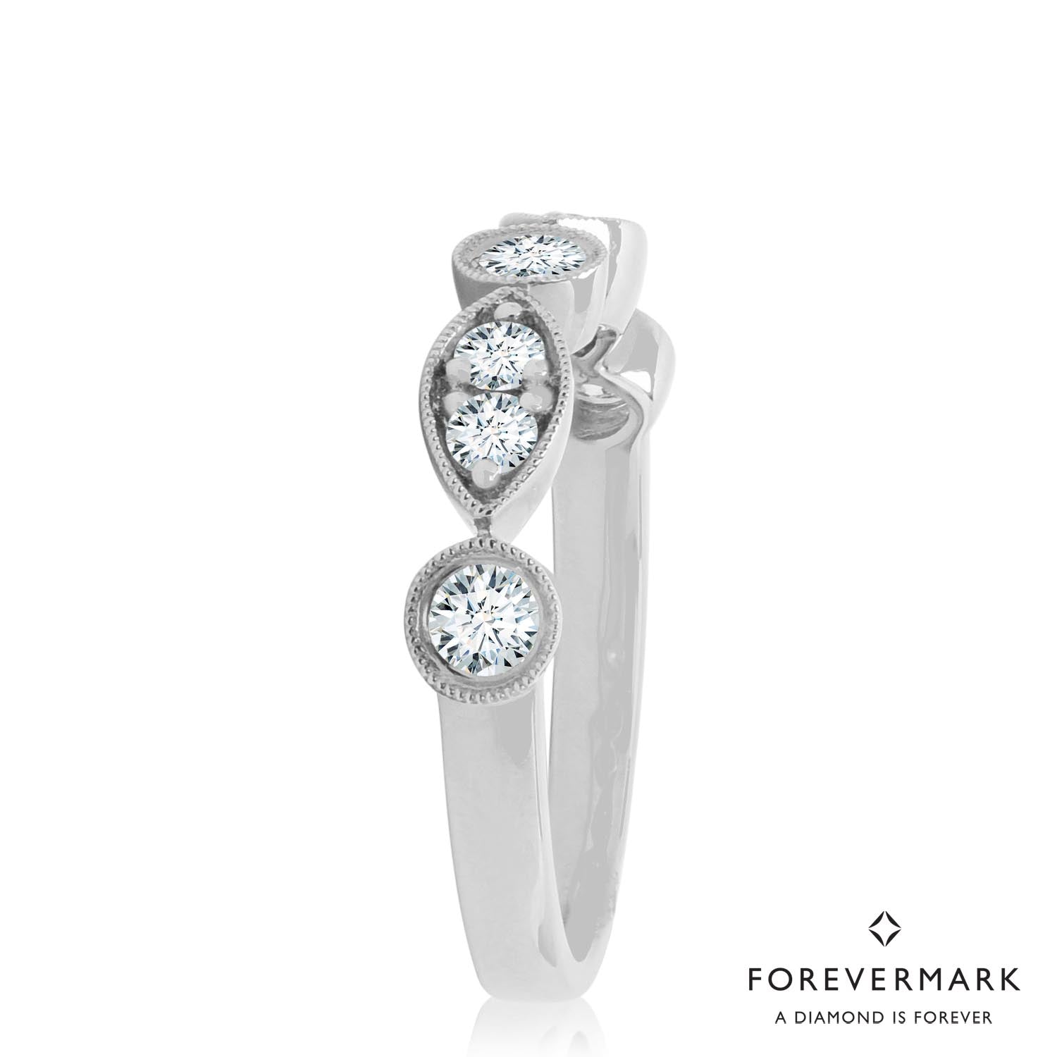 Forevermark Tribute Collection Diamond Stackable Band in 18kt White Gold (1/2ct tw)