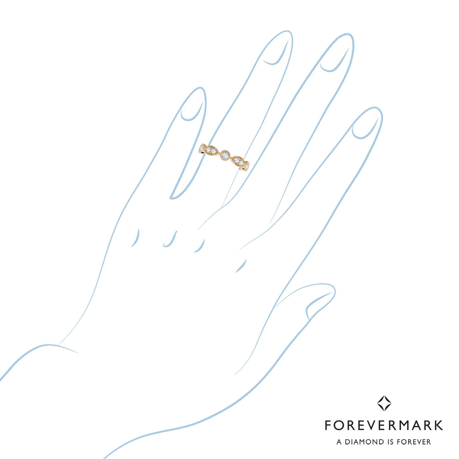 Forevermark Tribute Collection Diamond Stackable Band in 18kt Yellow Gold (1/2ct tw)