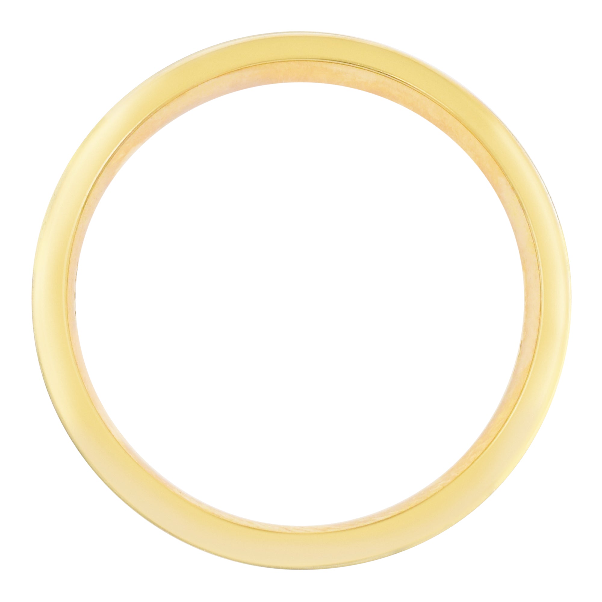 Mens Wedding Band in 14kt White and Yellow Gold
