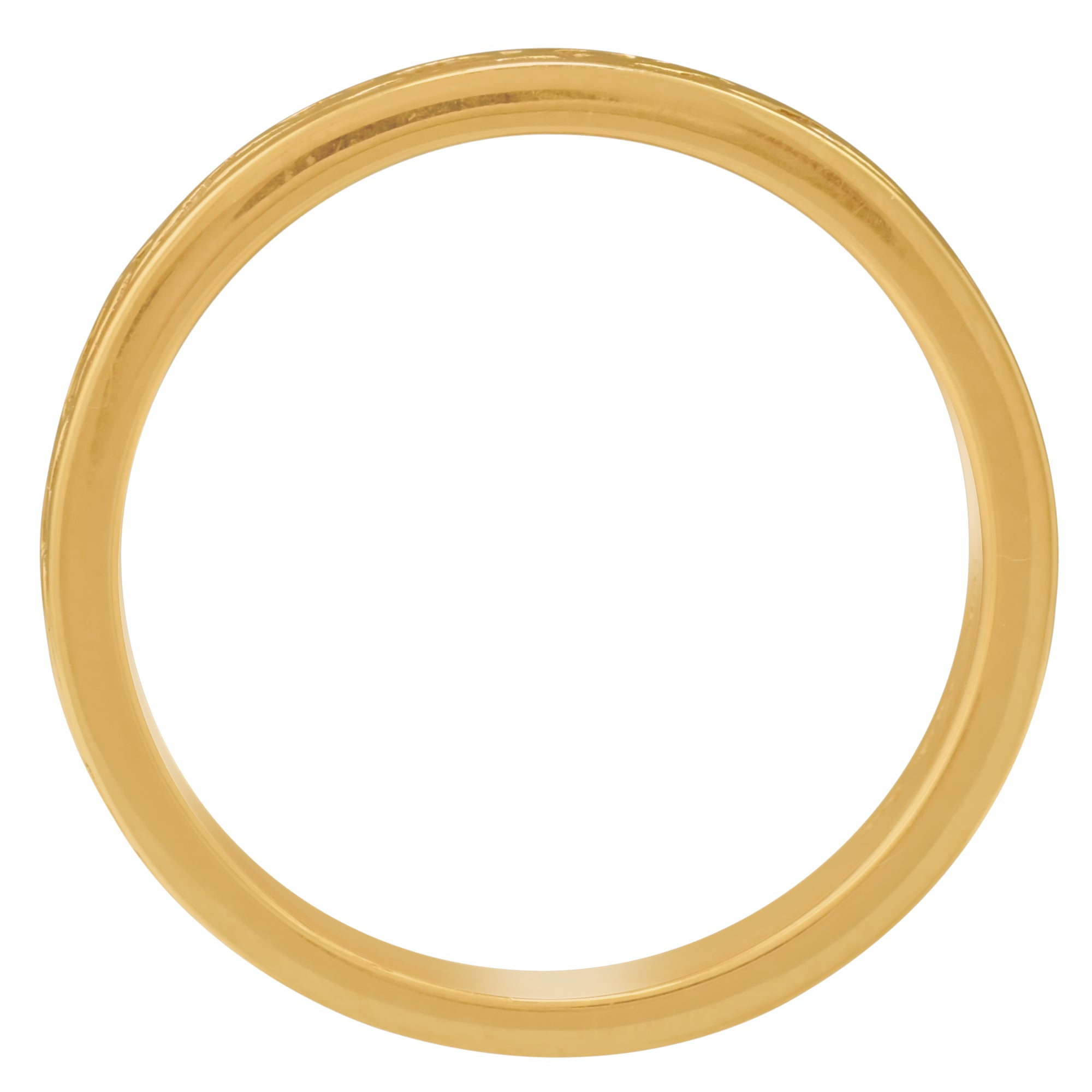 Keith Jack Devotion Knot Fern Wedding Band in 10kt Yellow Gold (3mm)