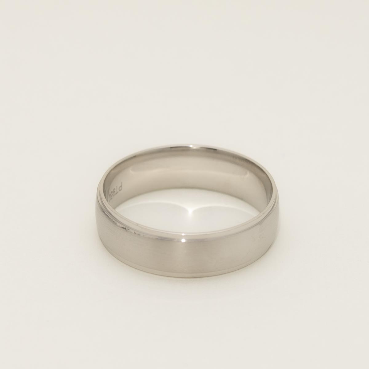 Mens Wedding Band in Platinum (6mm)