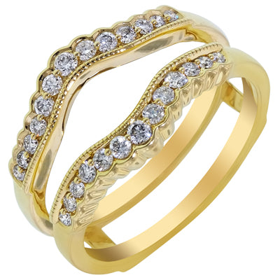 Diamond Wedding Ring Insert in 14kt Yellow Gold (1/3ct tw)