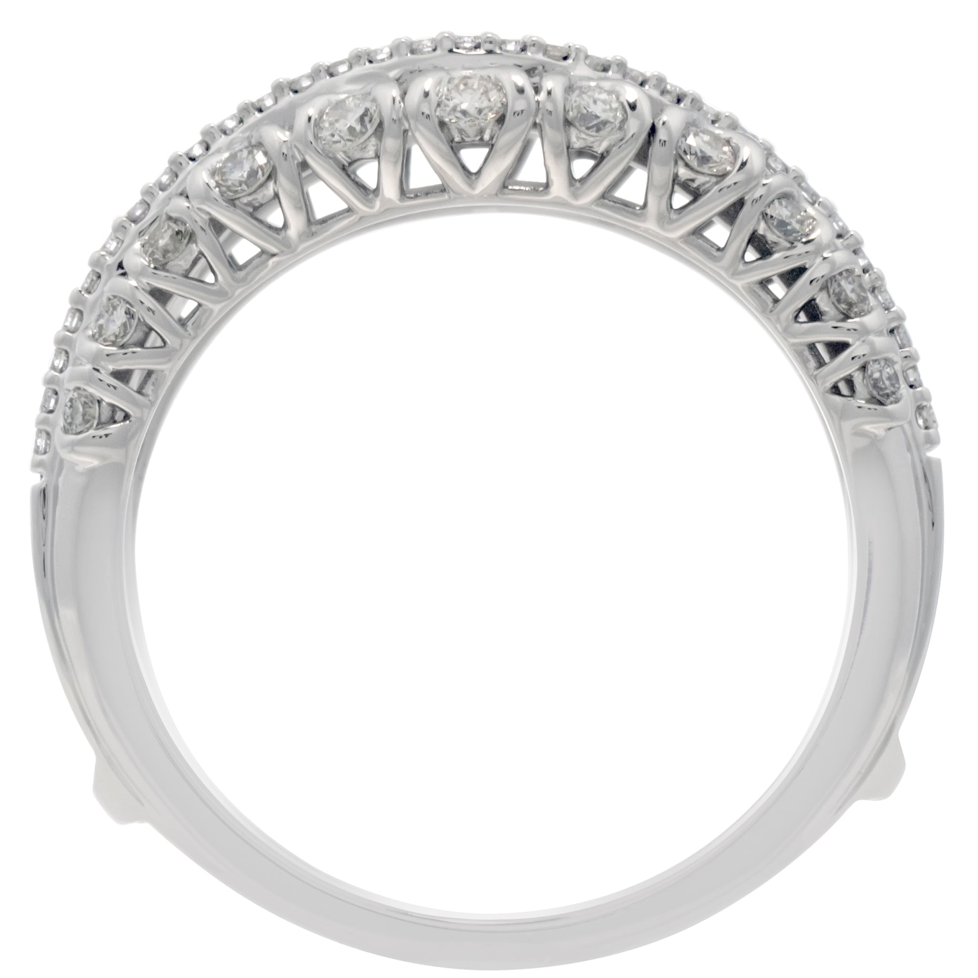 Diamond Wedding Ring Insert in 14kt White Gold (1/6ct tw)