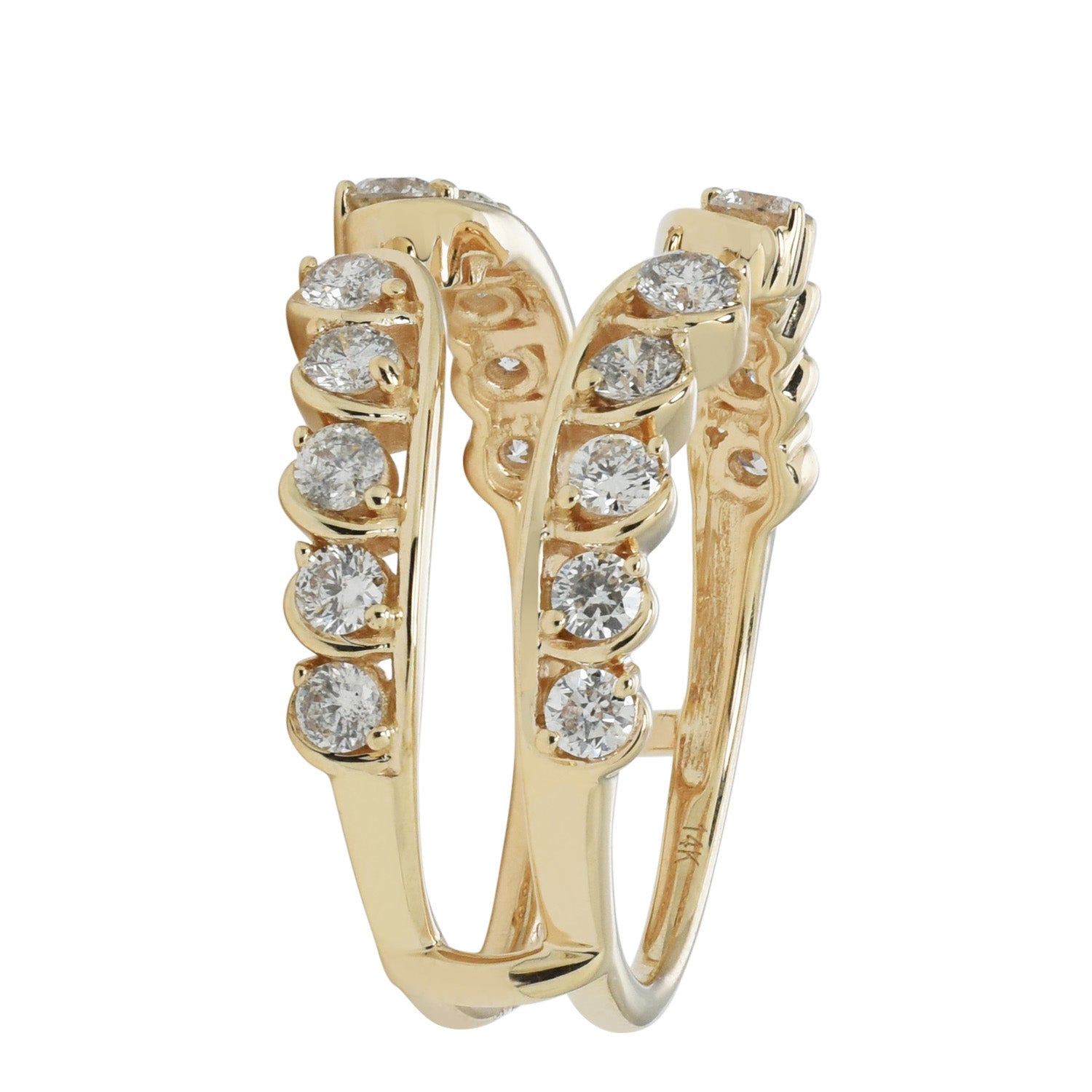 Diamond Insert in 14kt Yellow Gold (1ct tw)