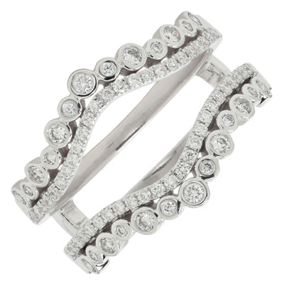 Diamond Wedding Ring Insert in 14kt White Gold (1/2ct tw)
