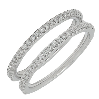 Diamond Wedding Ring Insert in 14kt White Gold (3/8ct tw)