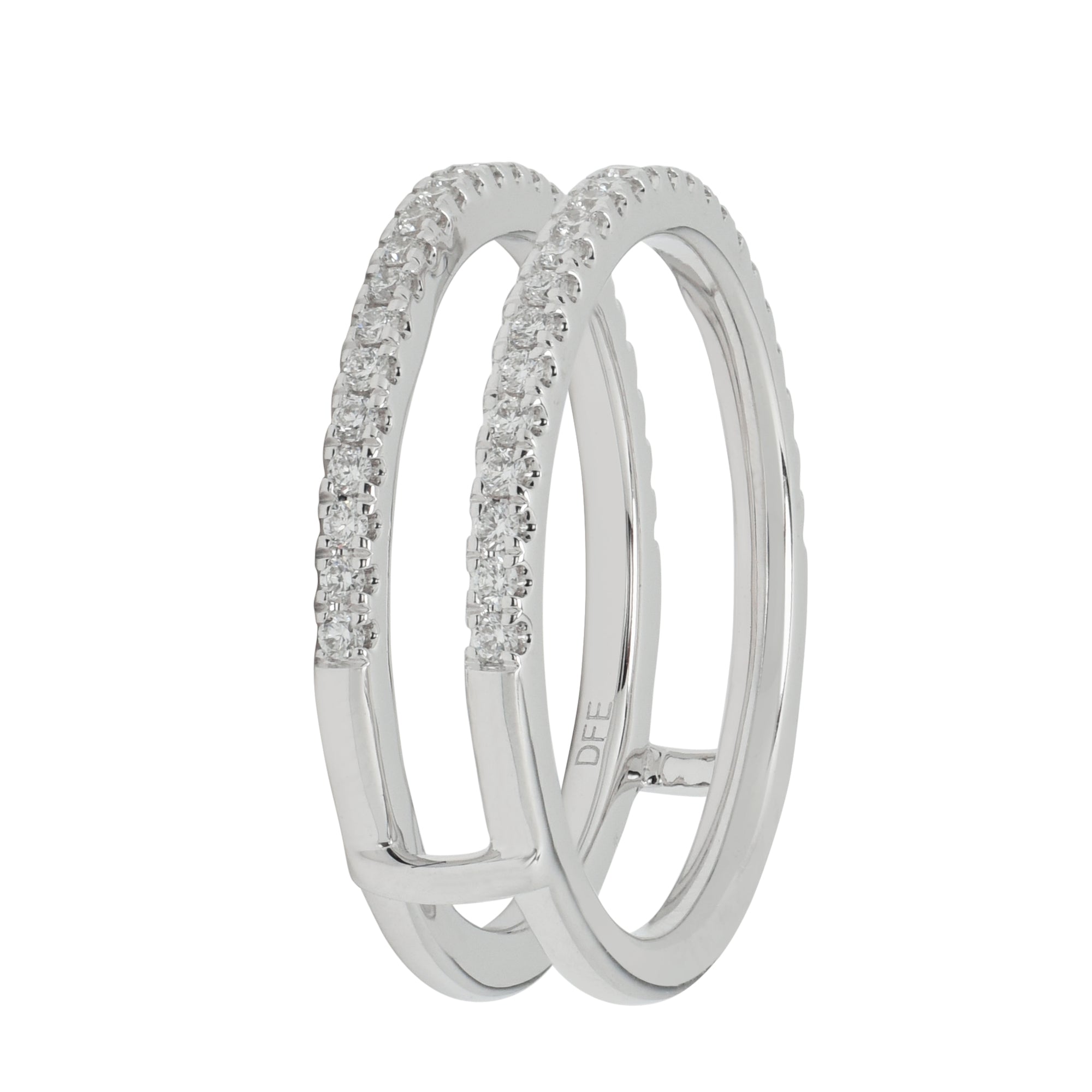 Diamond Wedding Ring Insert in 14kt White Gold (3/8ct tw)