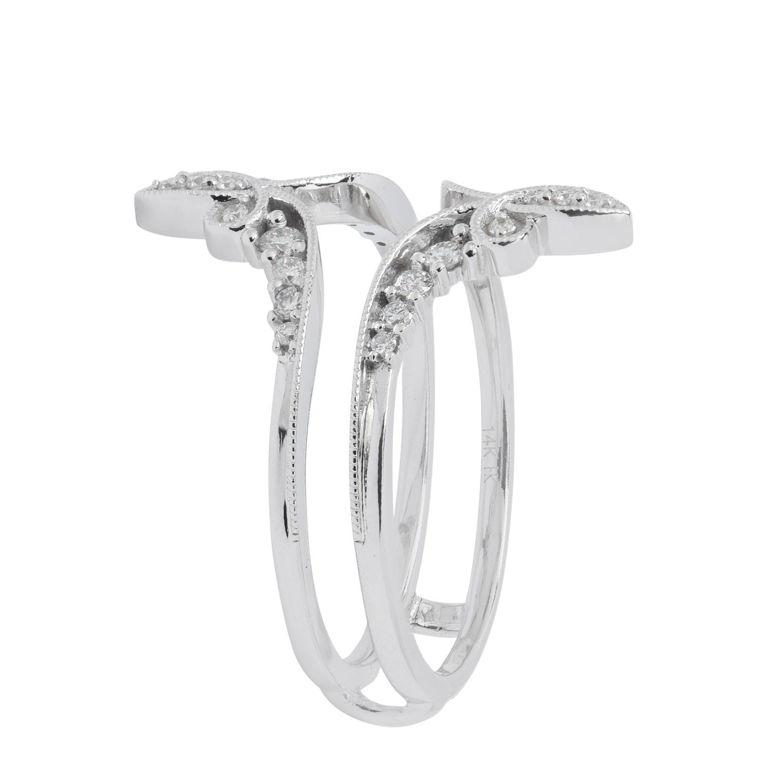 Diamond Wedding Ring Insert in 14kt White Gold (1/4ct tw)