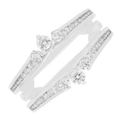 Diamond Wedding Ring Insert in 14kt White Gold (1/2ct tw)