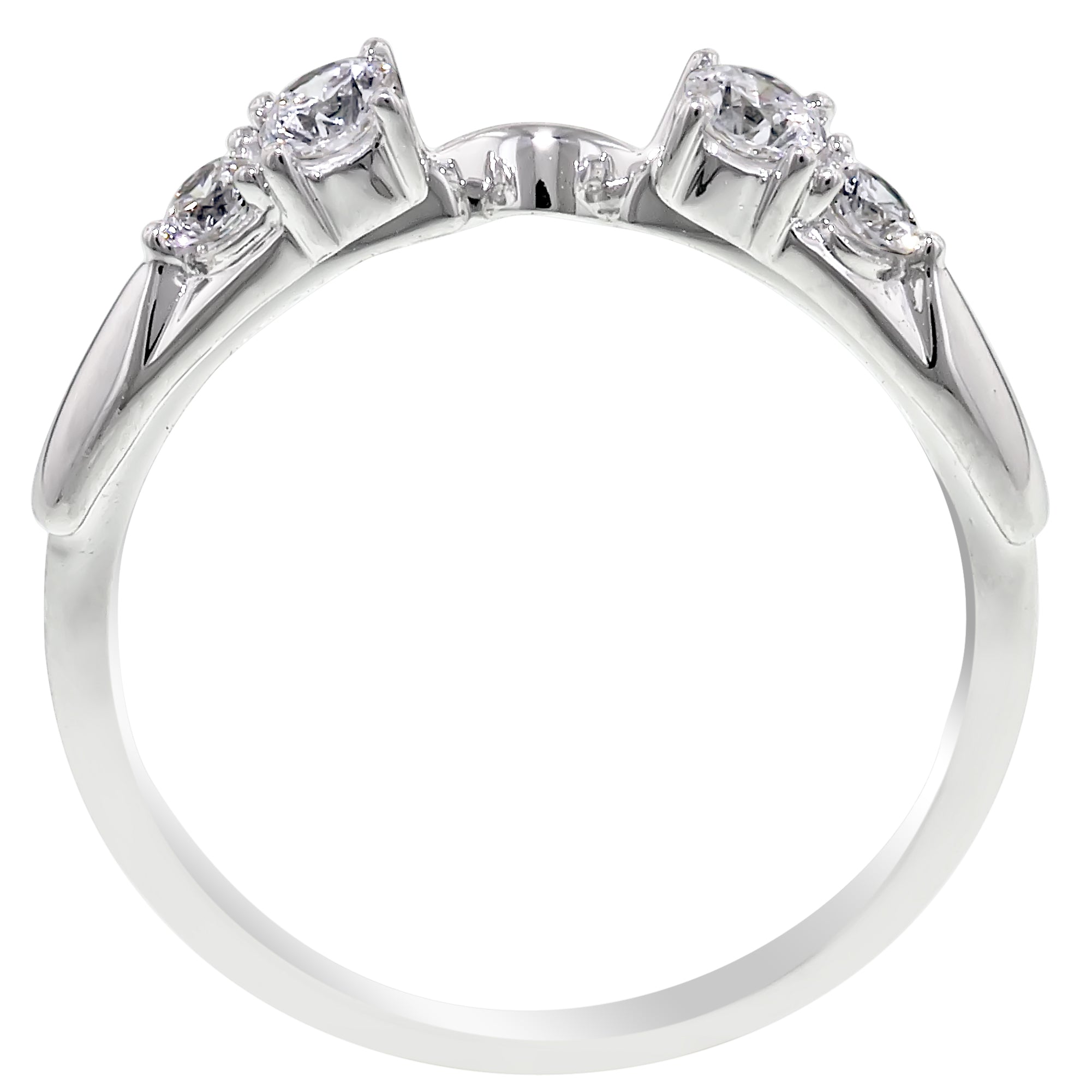Diamond Wedding Ring Wrap in 14kt White gold (1/3ct tw)
