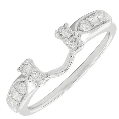 Diamond Wedding Wrap in 14kt White Gold (1/3ct tw)