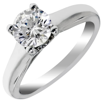 ArtCarved Lucida Setting 14kt White Gold