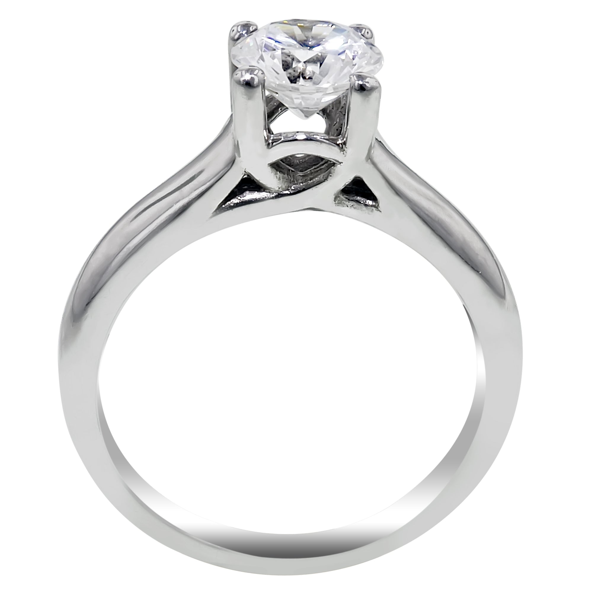 ArtCarved Lucida Setting 14kt White Gold