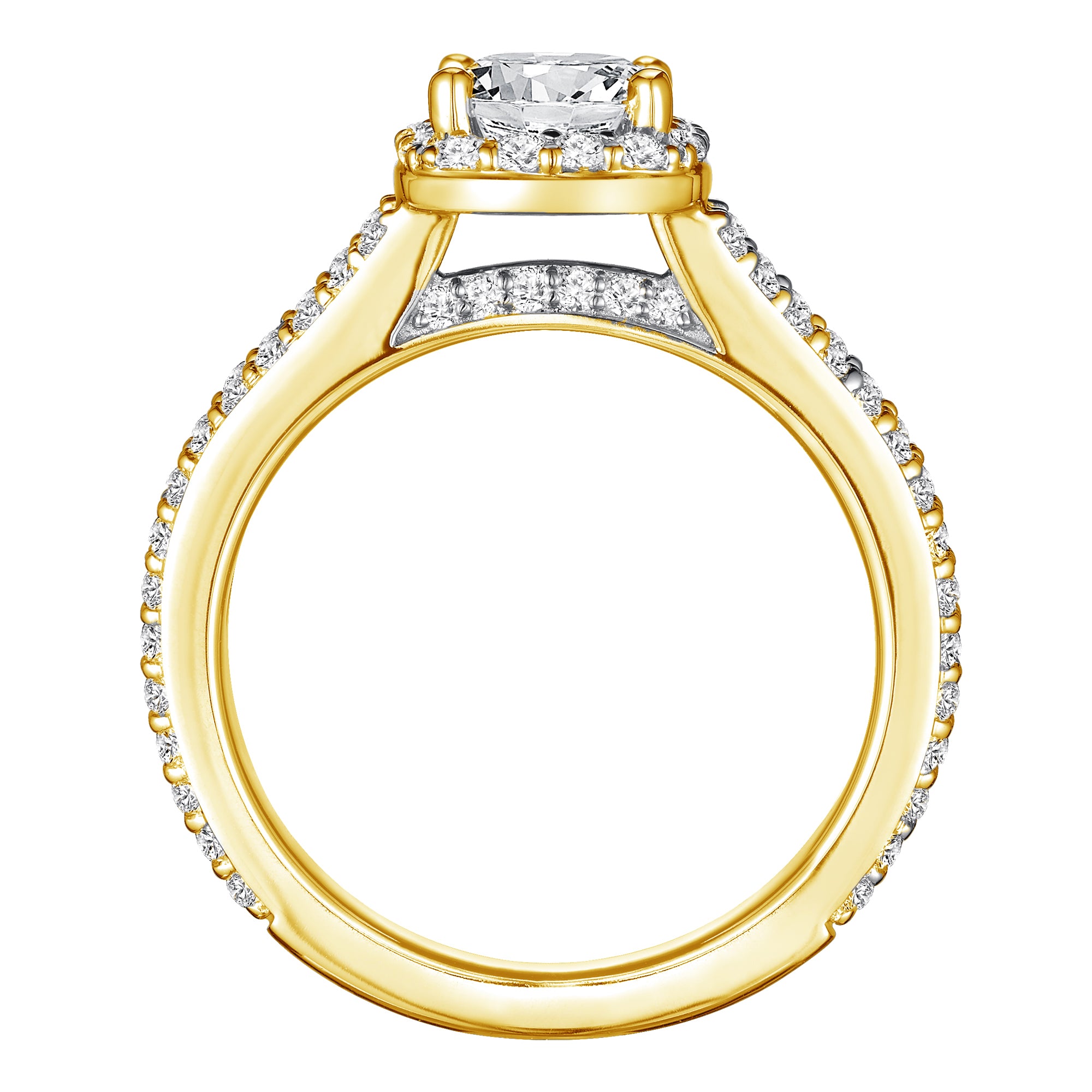Artcarved Evangeline Diamond Setting in 14kt Yellow Gold (3/4ct tw)