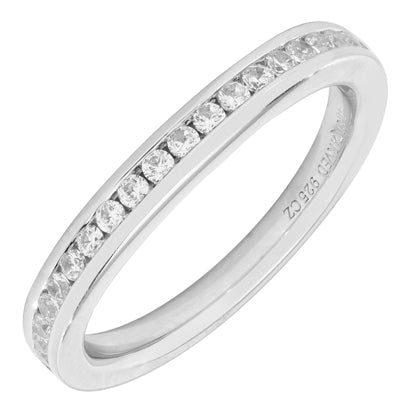 Artcarved Riana Diamond Wedding Band in 14kt White Gold (1/3ct tw)