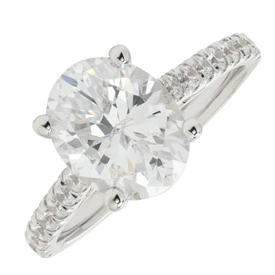 Martin Flyer Diamond Engagement Ring Setting in 14kt White Gold (1/3ct tw)