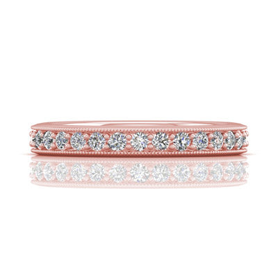 Martin Flyer Diamond Wedding Band in 14kt Rose Gold (1/2ct tw)