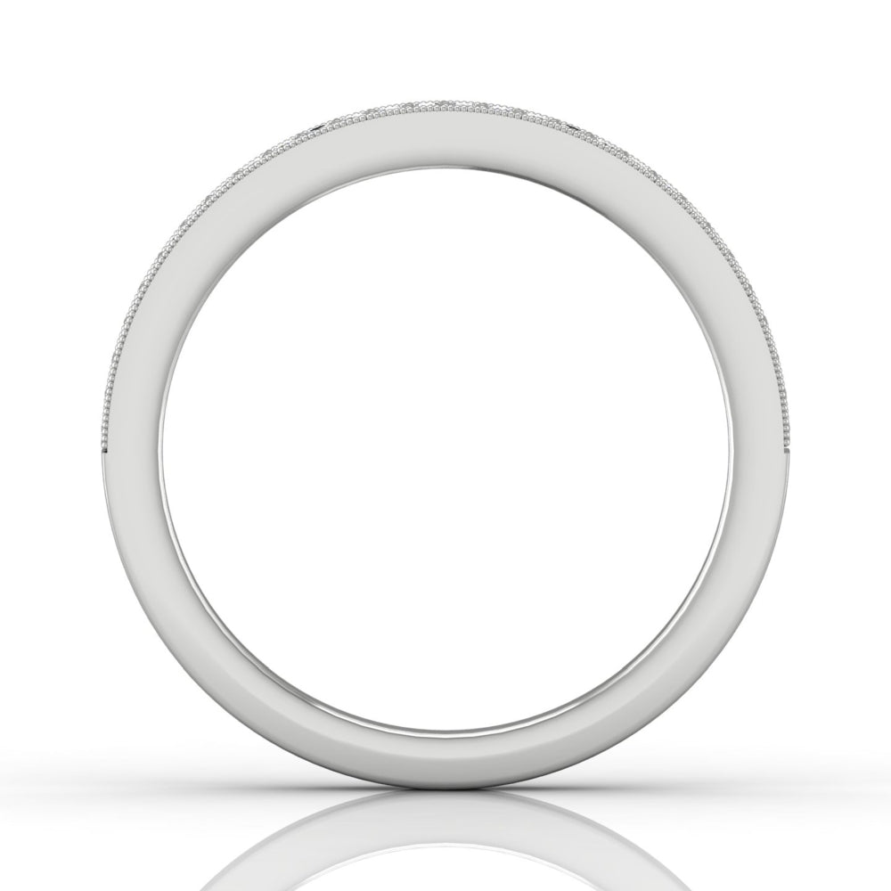 Martin Flyer Diamond Wedding Band in 14kt White Gold (1/7ct tw)