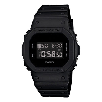 G Shock Mens Watch with Black Dial and Black Urethane Strap (quartz movement)