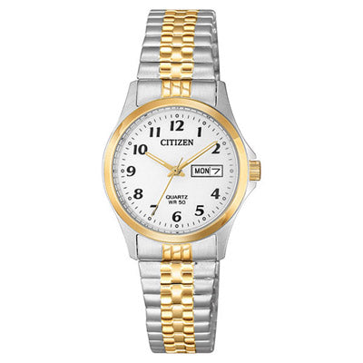 Citizen Womens Watch with White Dial and Stainless Steel and  display picture 1