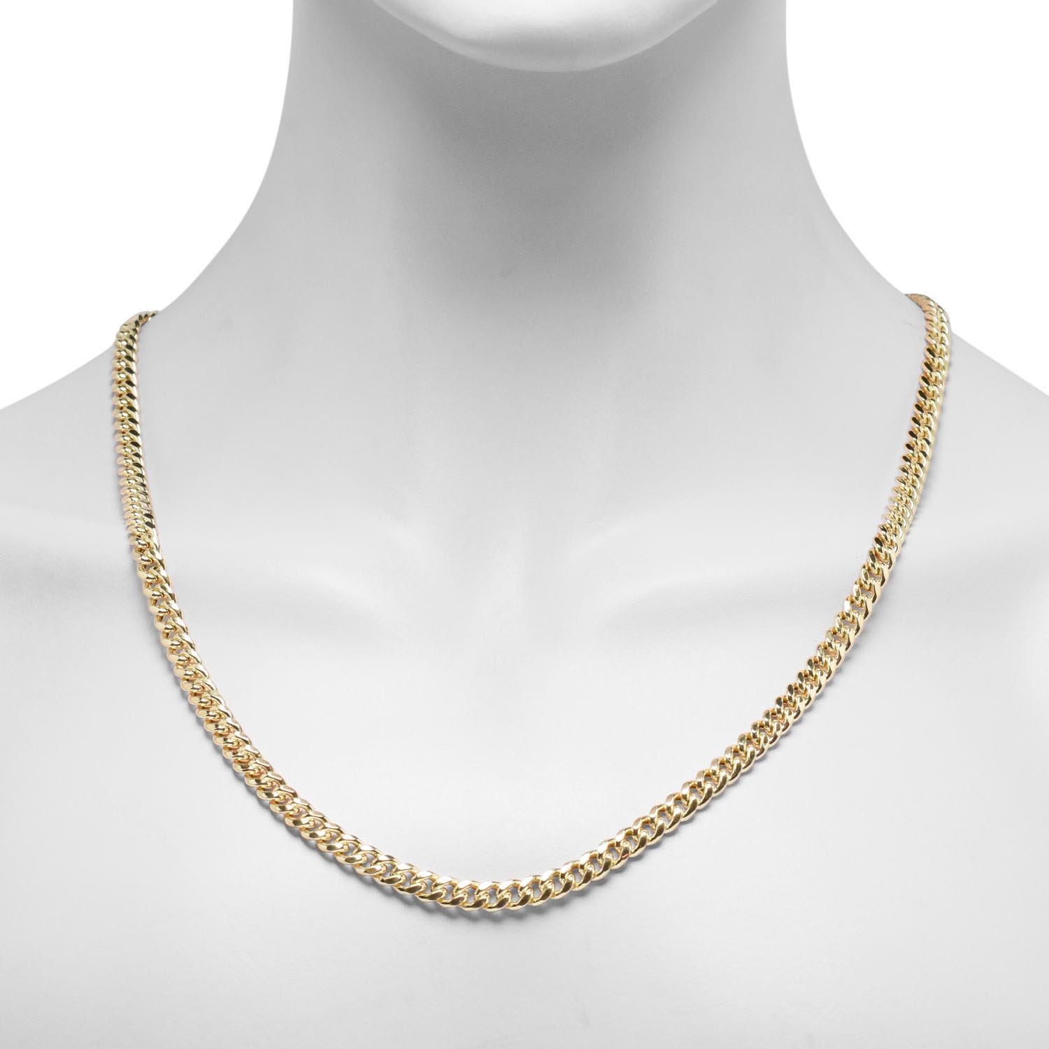 Miami Cuban Chain in 10kt Yellow Gold (24 inches)