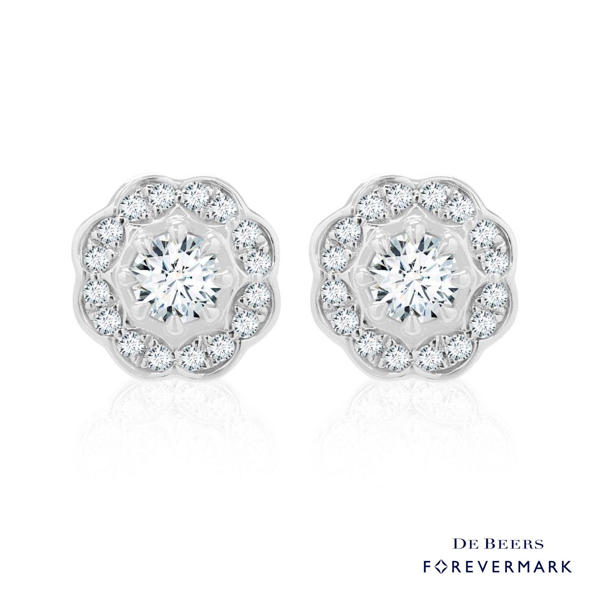 Forevermark Diamond Stud Earrings in 18kt White Gold (5/8ct tw)
