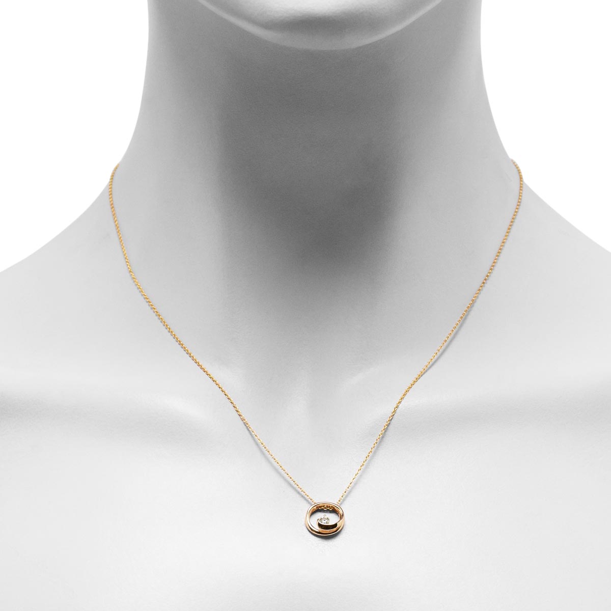Northern Star Diamond Celestial Collection Necklace in 10kt Yellow Gold (1/10ct)