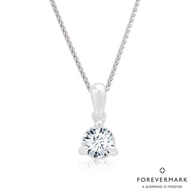 Forevermark Diamond Necklace in 18kt White Gold (3/8ct)