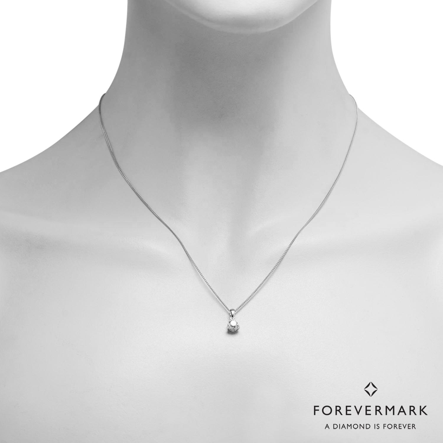 Forevermark Diamond Necklace in 18kt White Gold (3/8ct)