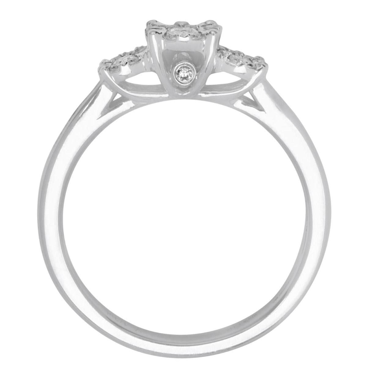 Lovebright Diamond Engagement Ring in 14kt White Gold (1/3ct tw)