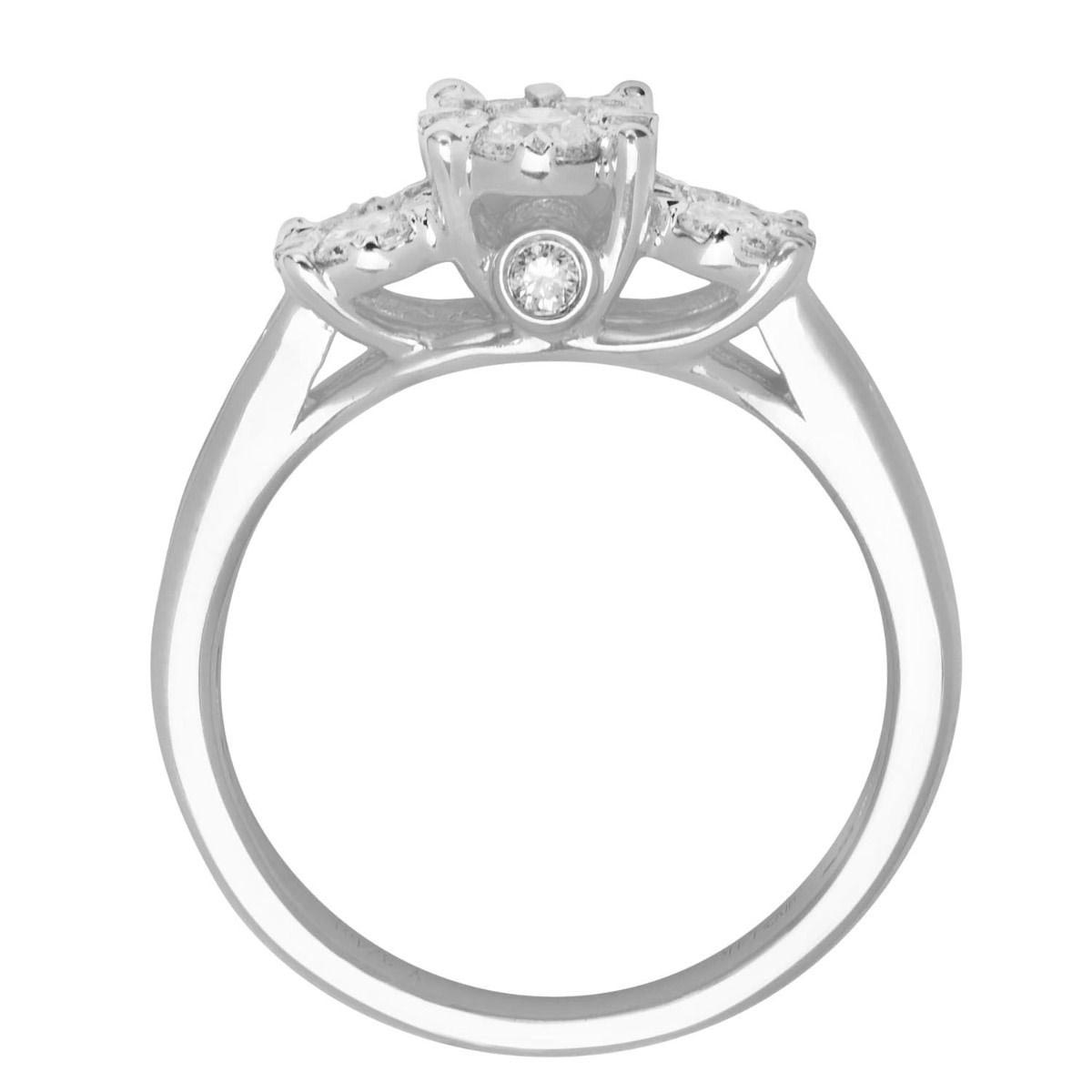Lovebright Diamond Engagement Ring in 14kt White Gold (3/4ct tw)