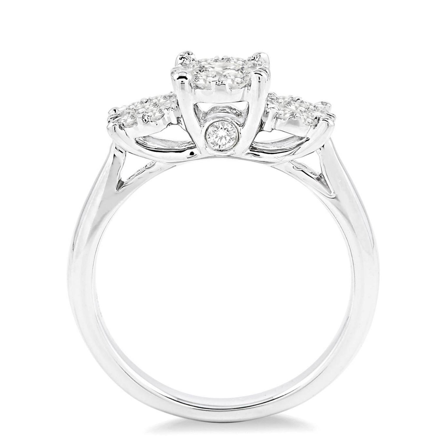 Lovebright Diamond Engagement Ring in 14kt White Gold (1/2ct tw)